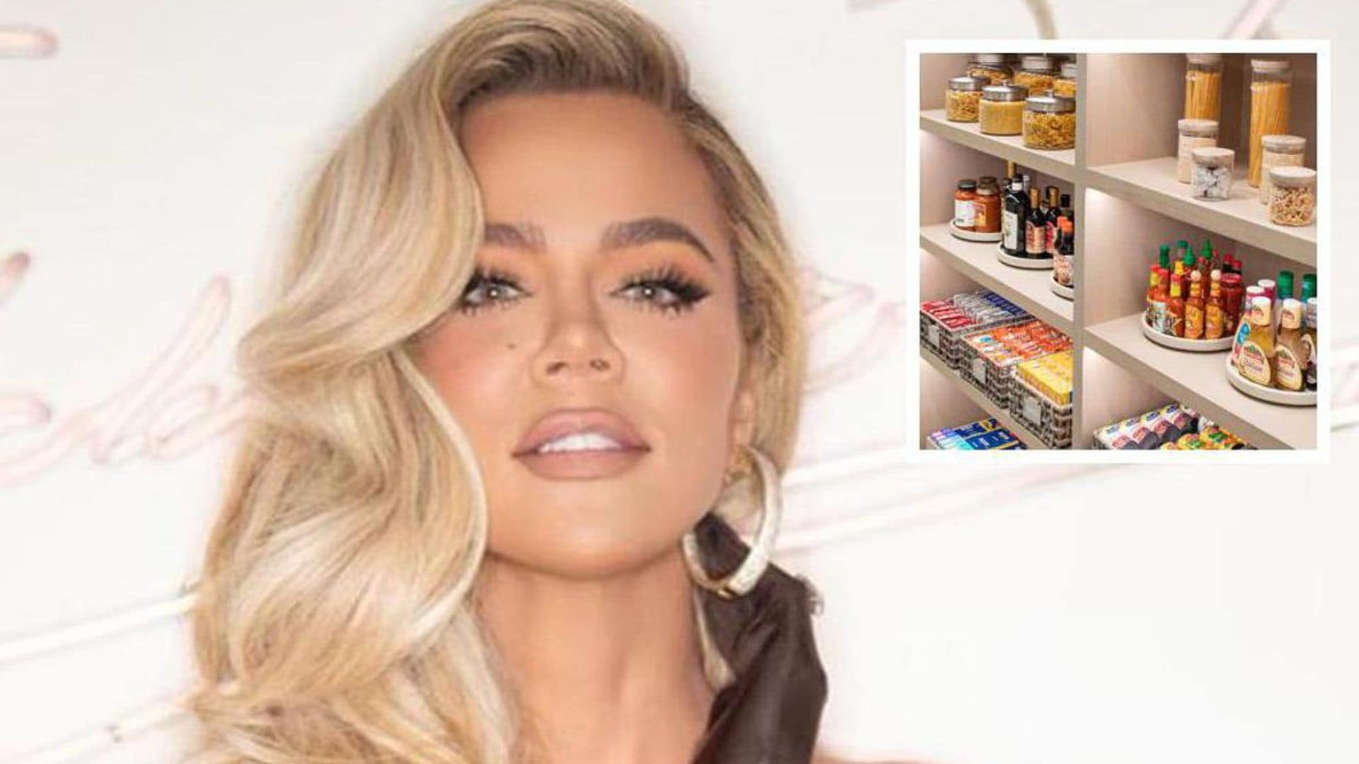 Khloé Kardashian’s giant, beautifully organized pantry will make your jaw drop
