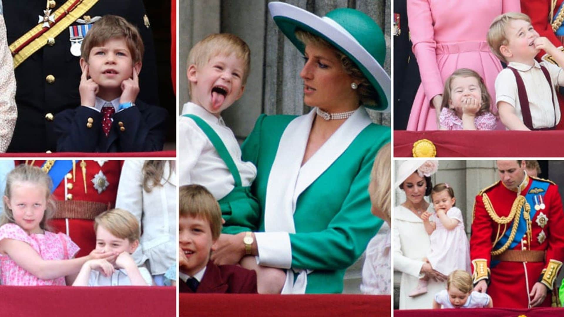 All the times the little royals were the stars of the Trooping the Colour ceremony