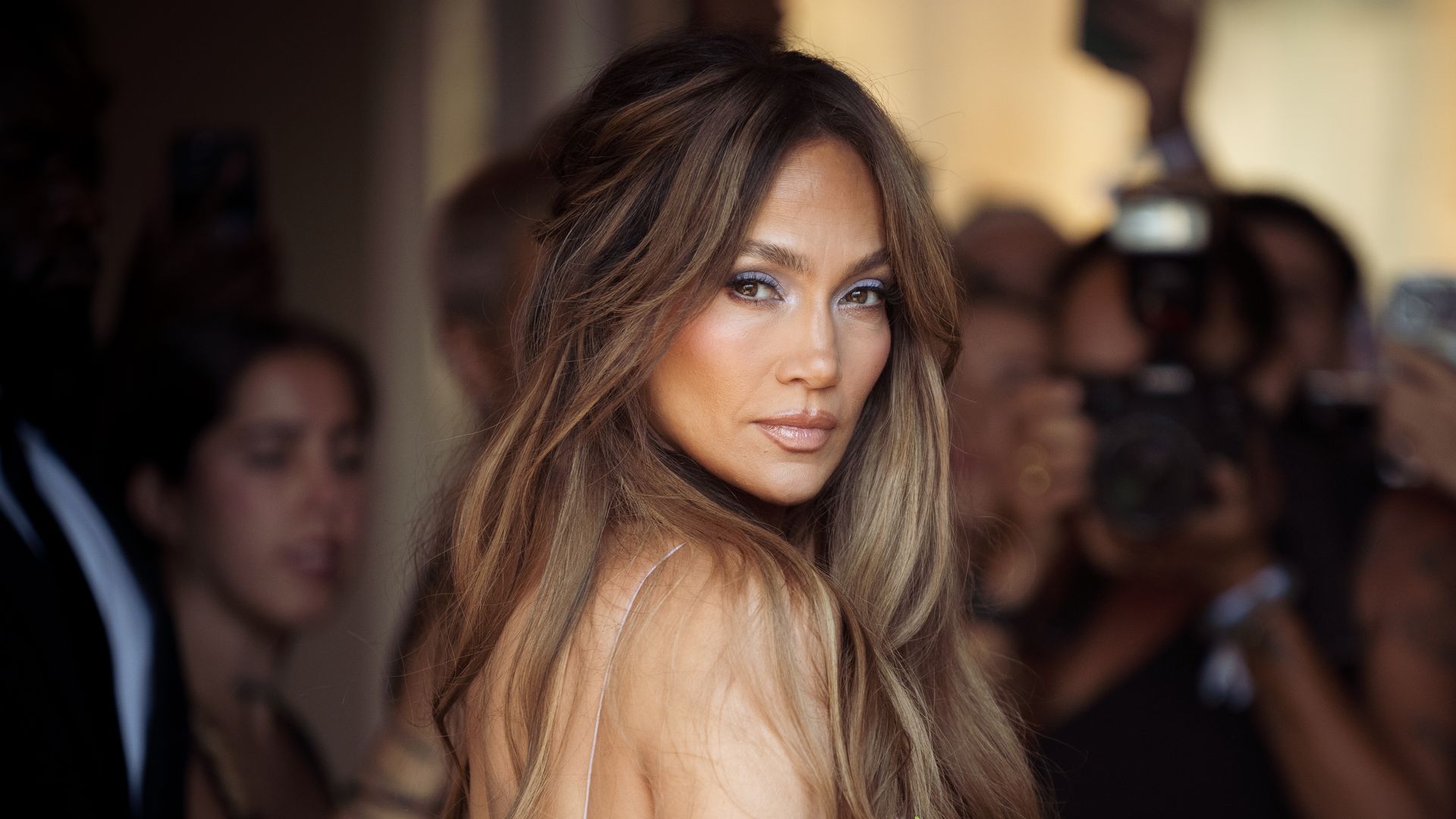 Jennifer Lopez at the Celia Kritharioti show during Day Four of Paris Fashion Week