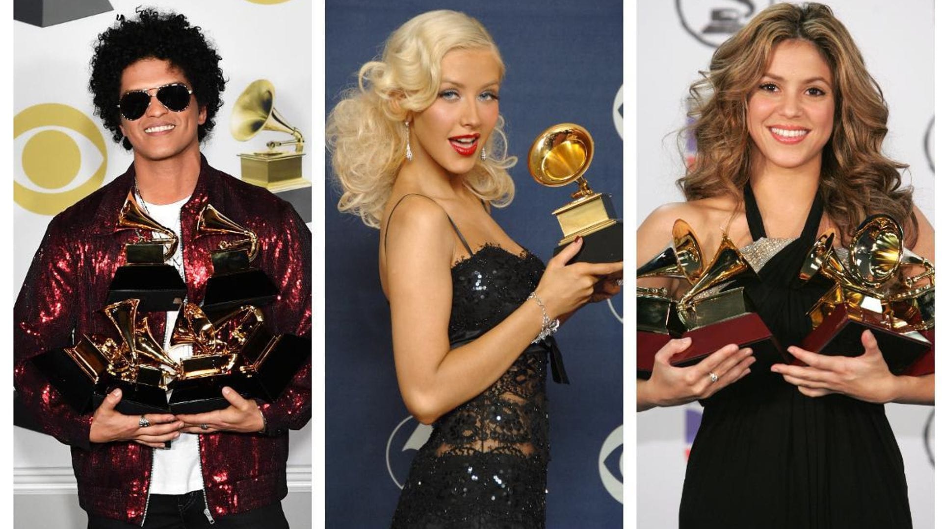 GRAMMY Awards: Bruno Mars, Shakira and more Latinos who have accepted the award