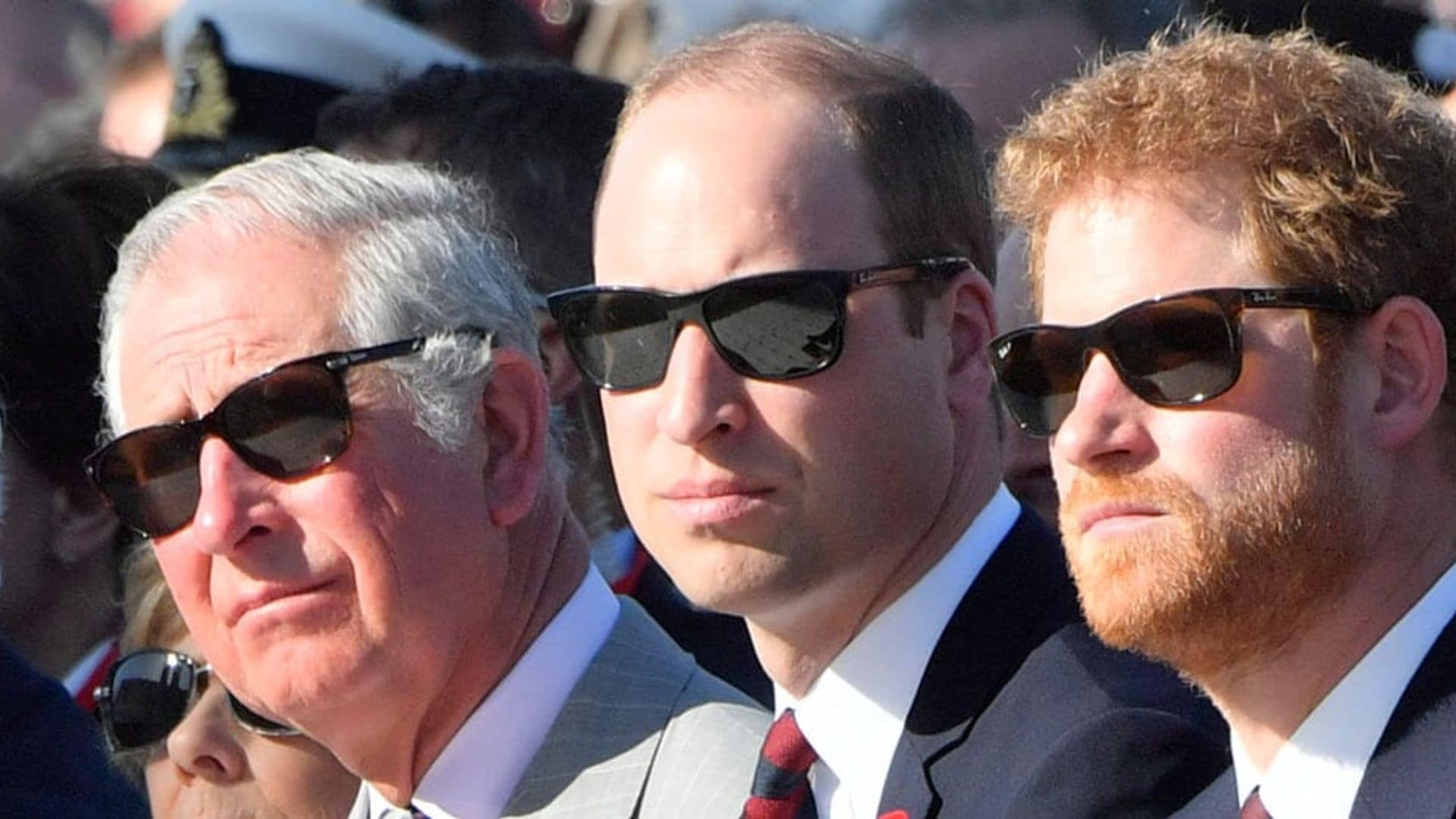 Boys' Night Out: Prince Charles will be joined by Princes Harry and William for special engagement