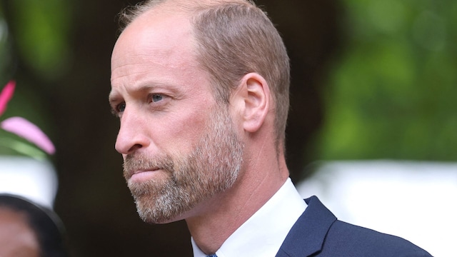 Britain's Prince William, Prince of Wales attends a service at the 7/7 memorial in London's Hyde Park on July 7, 2025, to remember of the 52 people killed during the London bombings of July 7, 2005. Britain on Monday marks 20 years since the London bombings, when four homegrown Islamist extremists detonated suicide bombs on three underground trains and a bus across central London, killing dozens and injuring hundreds more. (Photo by Chris Jackson / POOL / AFP) (Photo by CHRIS JACKSON/POOL/AFP via Getty Images)          