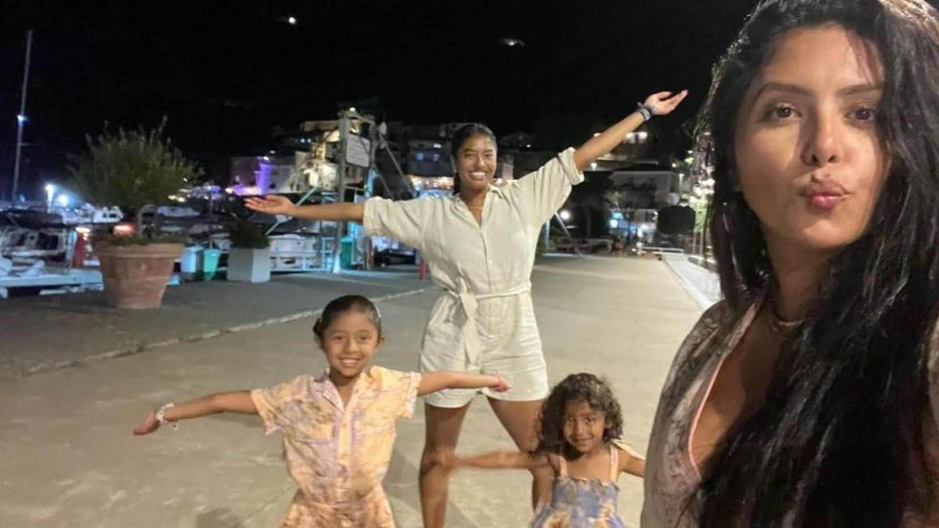 Vanessa Bryant takes daughters to the Italian city Kobe Bryant used to live when he was a kid