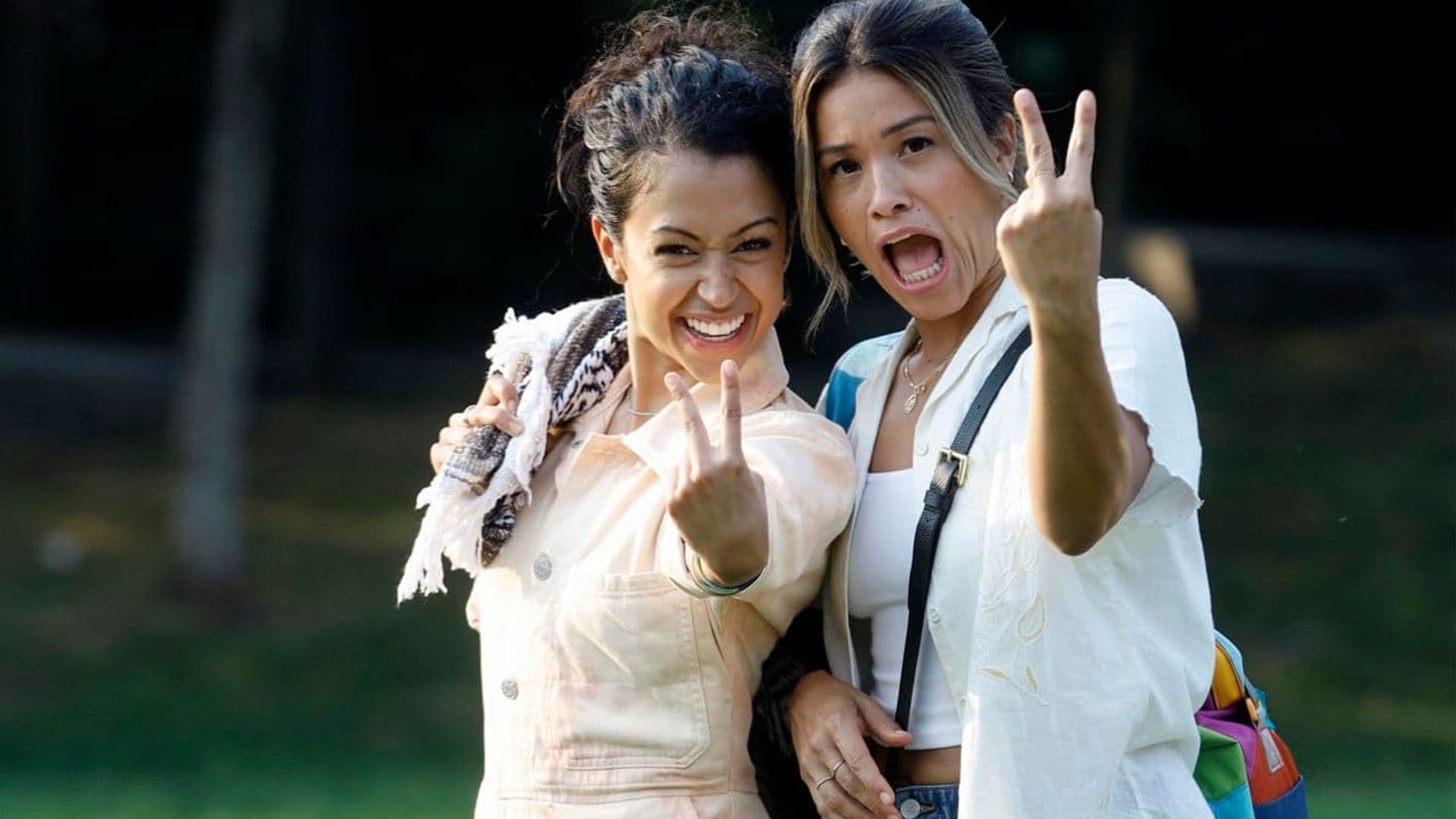 Gina Rodriguez and Liza Koshy look like besties while filming ‘Players’ in NYC