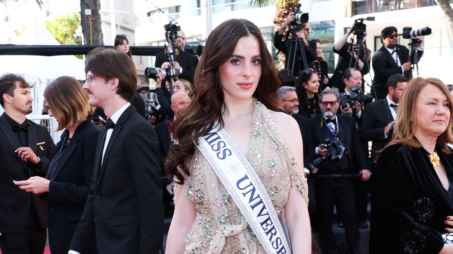 Miss Universe Fátima Bosch is the perfect picture of elegance in her Cannes debut