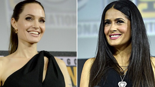 Salma Hayek and Angelina Jolie