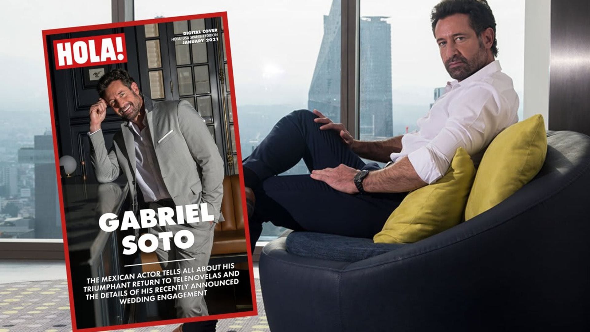 Gabriel Soto talks about his triumphant return to telenovelas and wedding engagement