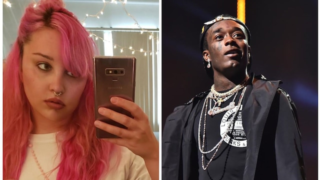 Amanda Bynes with pink hair