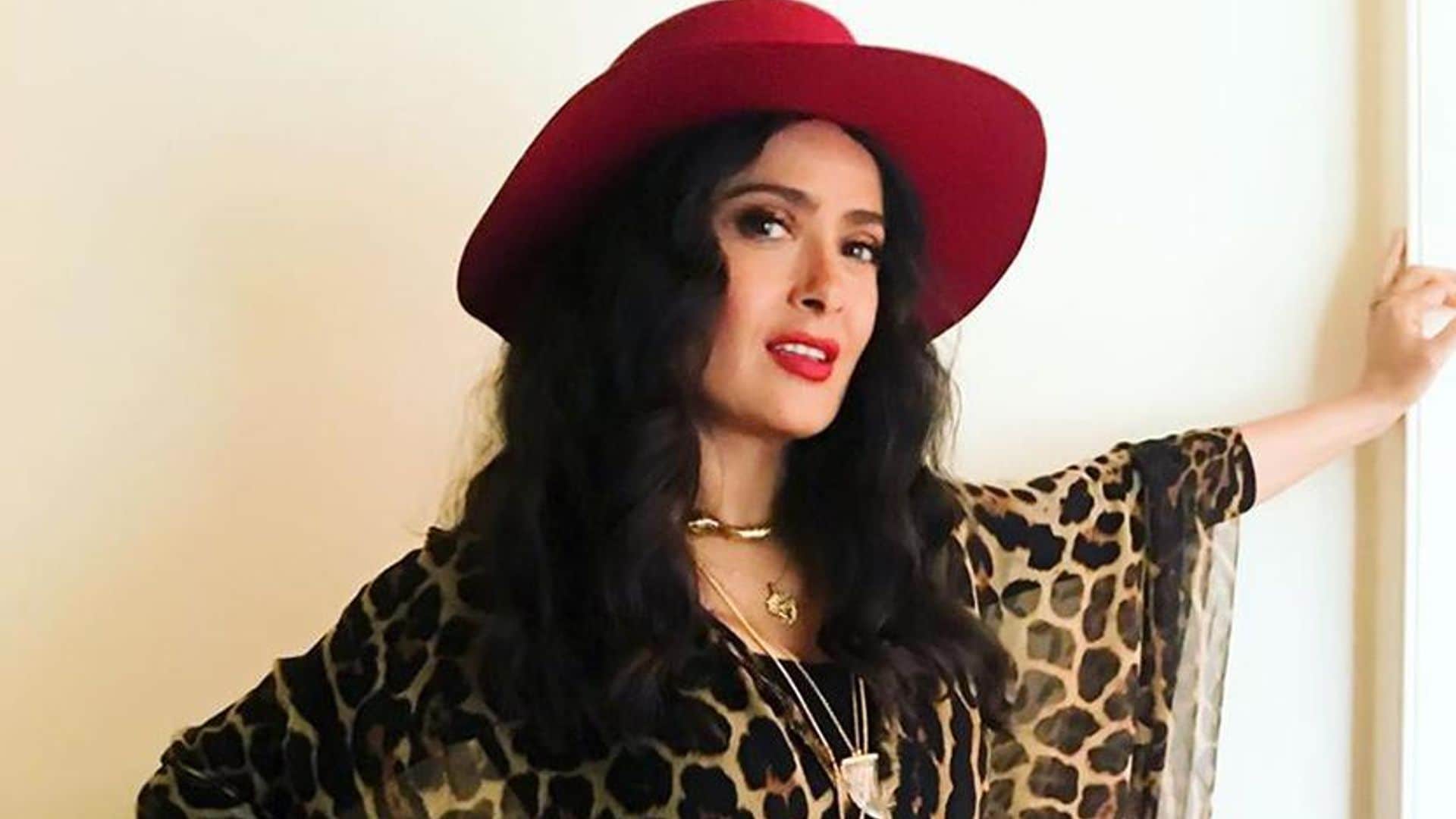 Salma Hayek celebrates her dad's birthday with this sweet post