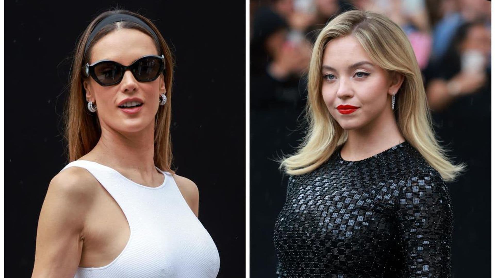 Alessandra Ambrosio and Sydney Sweeney stun at the Armani Prive fashion show in Paris
