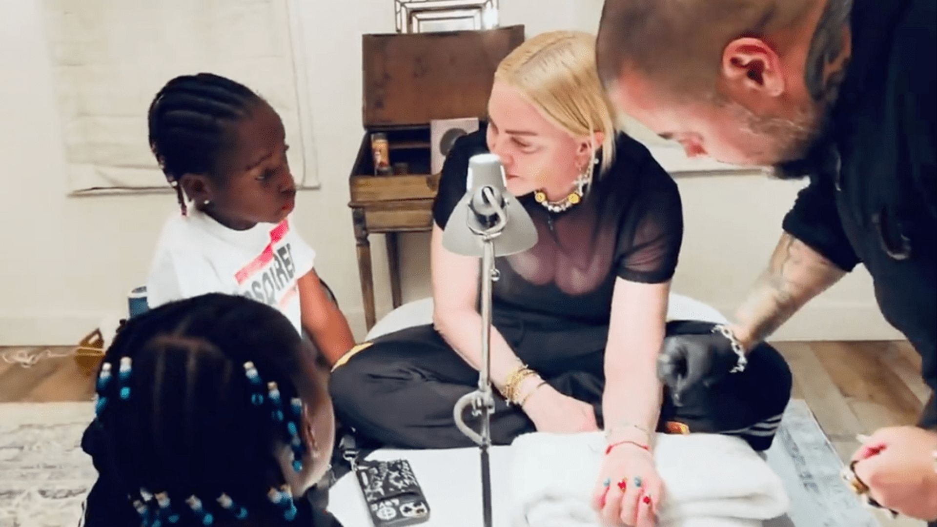 Madonna explains the meaning behind her new wrist tattoo