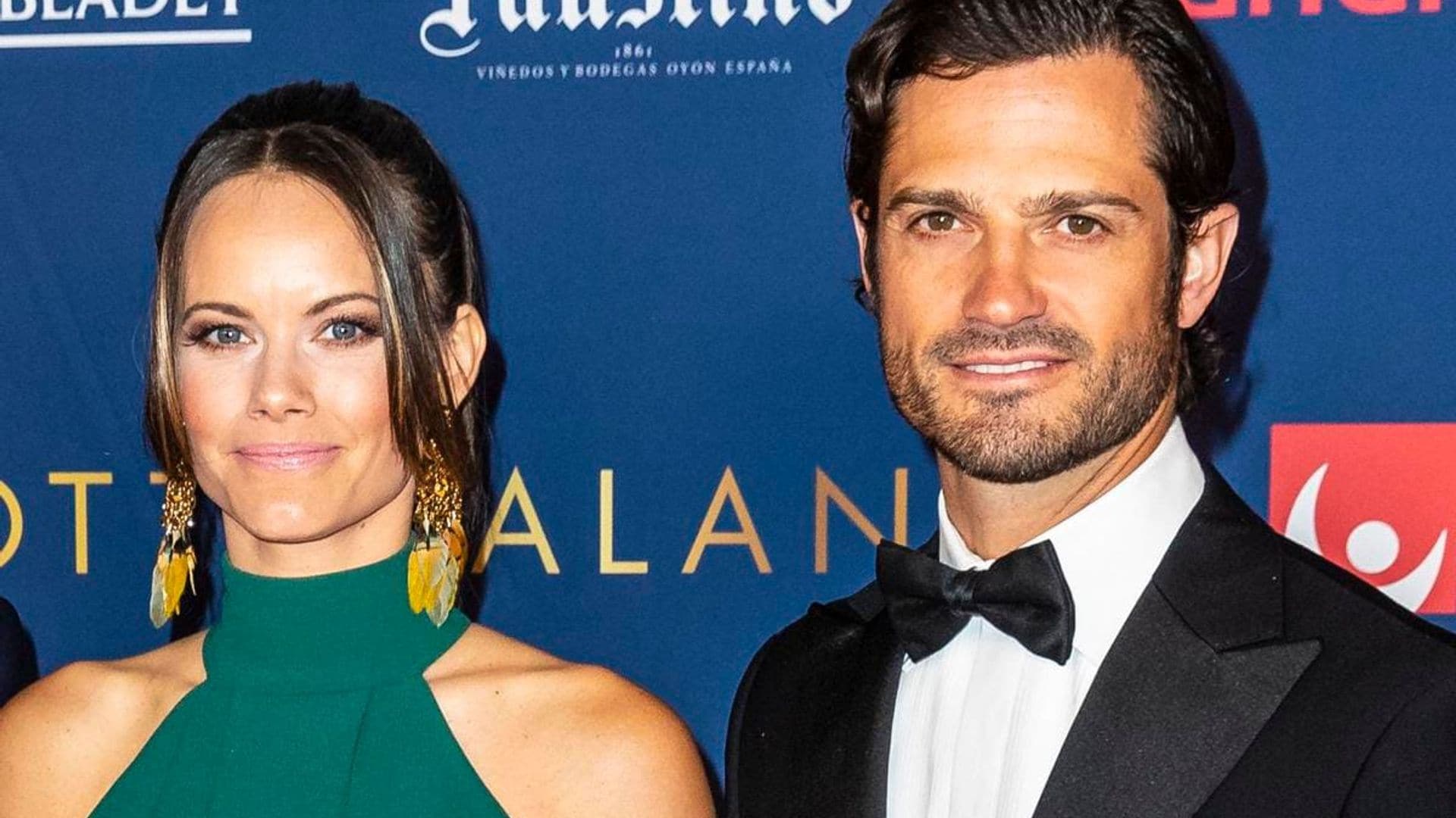 Princess Sofia and Prince Carl Philip present award together