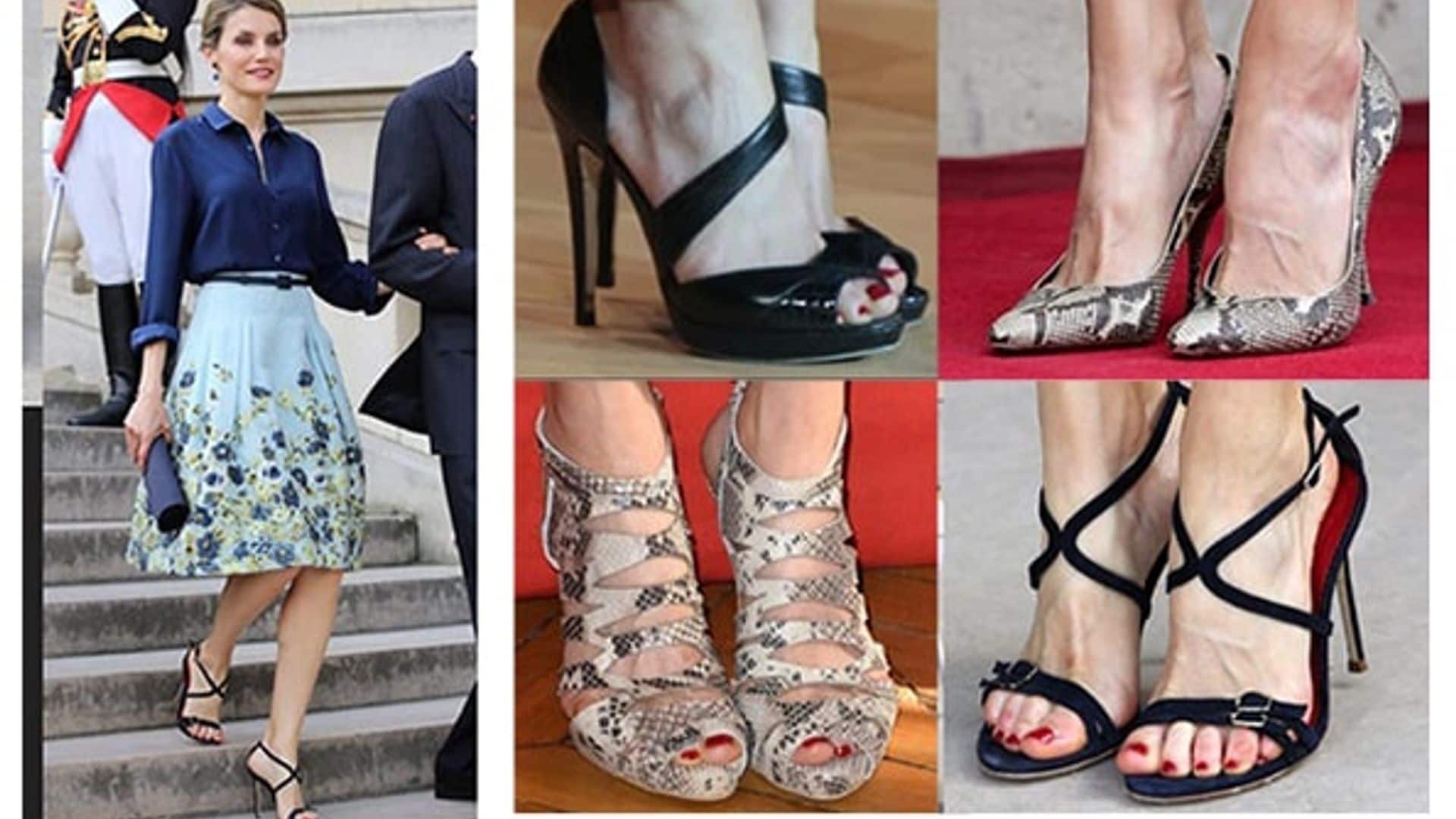 Queen Letizia of Spain's shoe collection: 14 pairs of royally killer heels