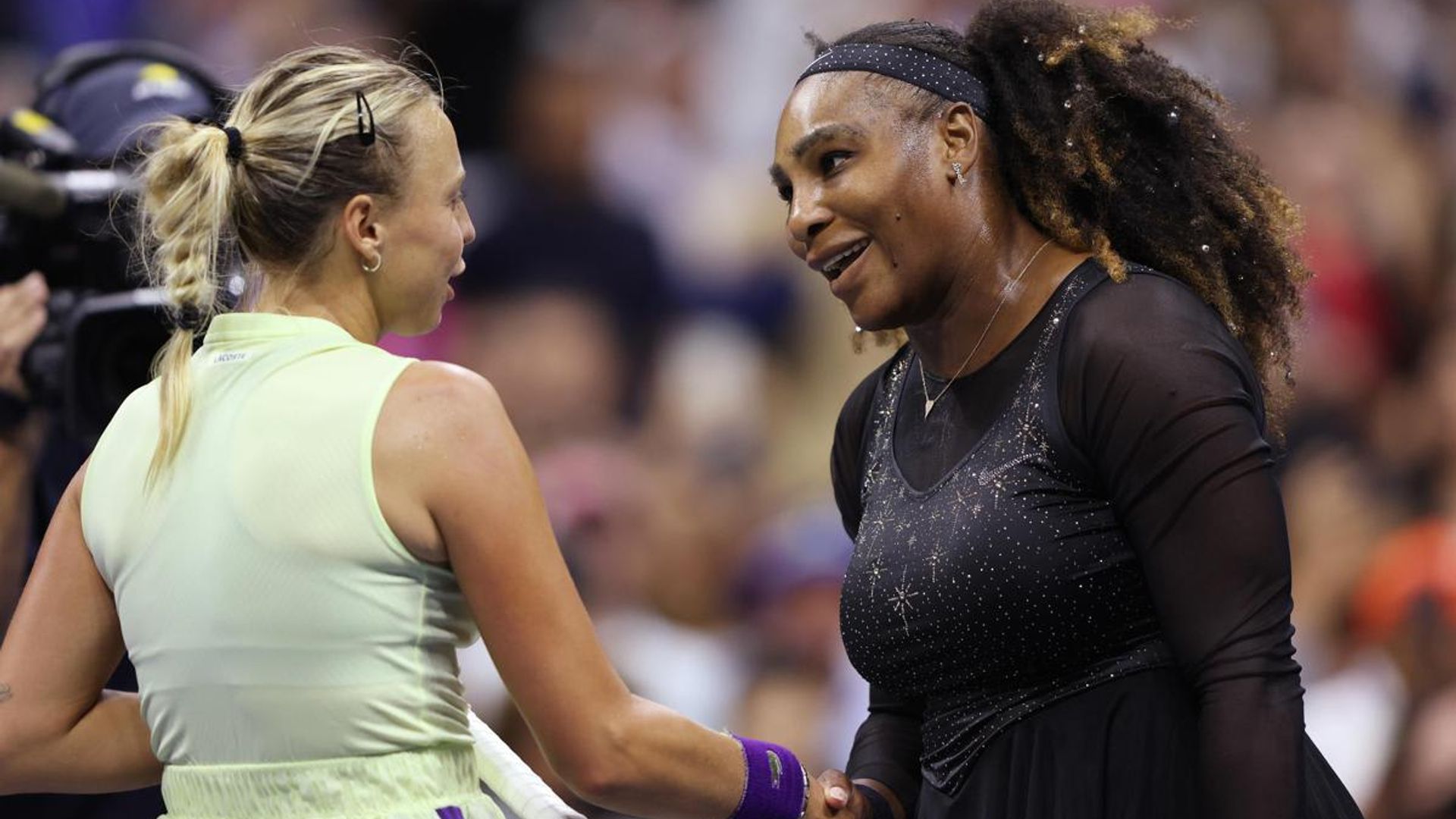 Serena Williams beats Anett Kontaveit in her second match at the US Open