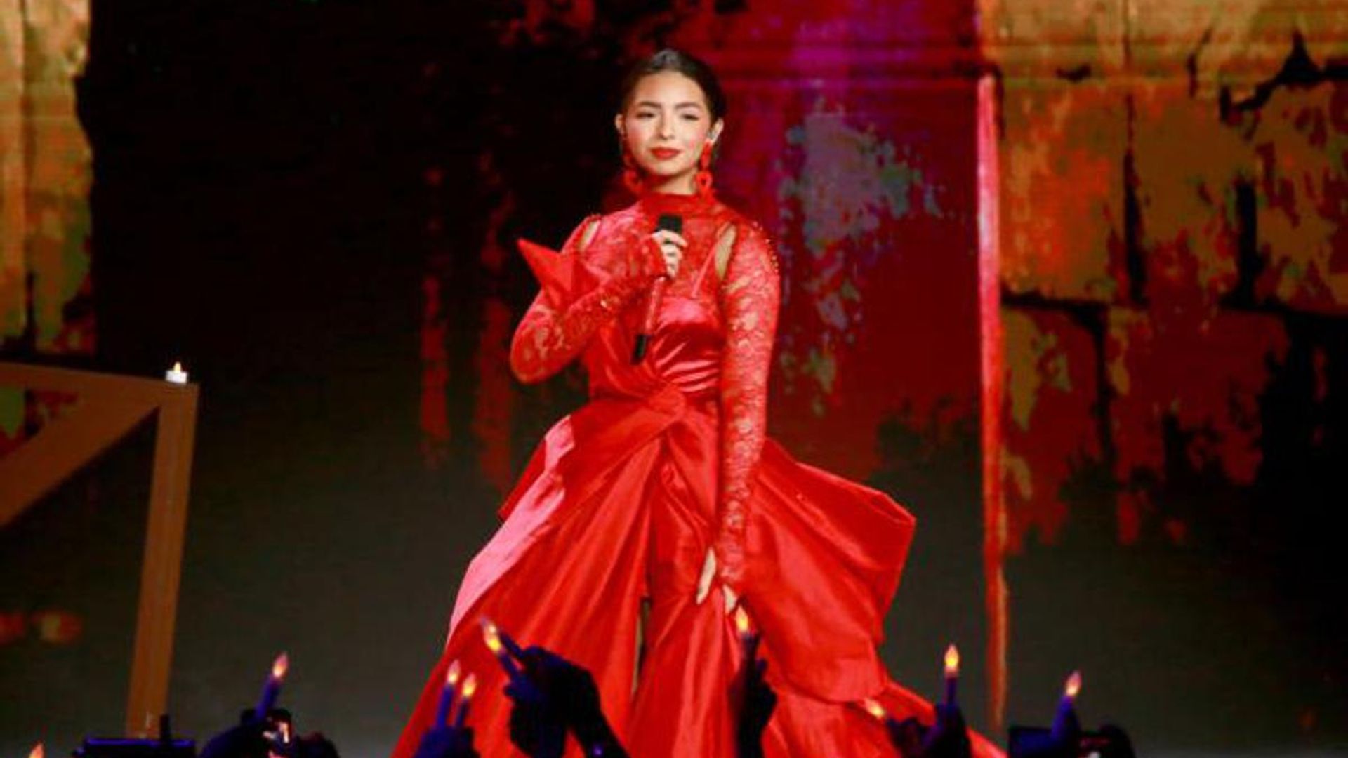 angela aguilar red dress Angela Aguilar Red Dress