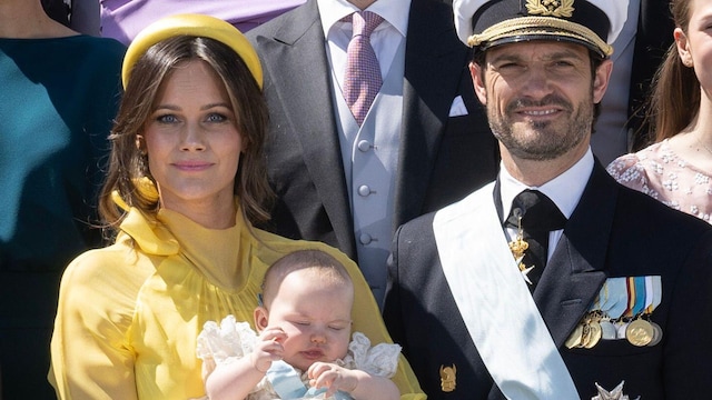 Princess Sofia and Prince Carl Philip of Sweden's daughter's christening