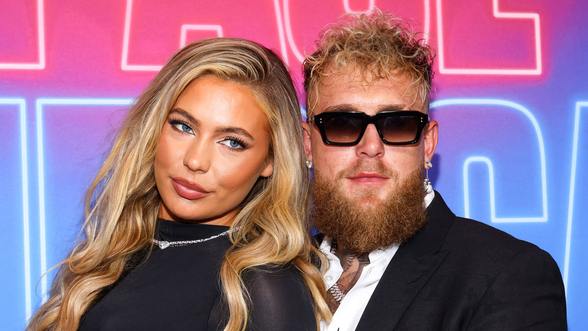 Jutta Leerdam, Jake Paul at Max's "Paul American" Premiere on March 26, 2025 in New York, New York. (Photo by Stephanie Augello/Variety via Getty Images) 