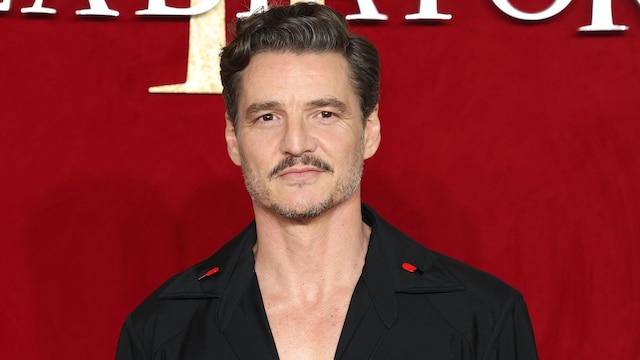 Pedro Pascal attends the "Gladiator II" Royal Film Performance and Global Premiere at Leicester Square on November 13, 2024 in London, England. (Photo by Neil Mockford/WireImage)