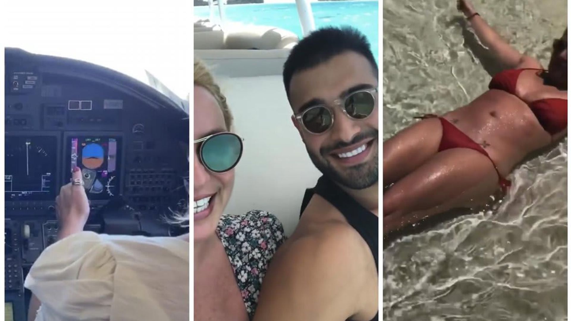 Britney Spears is flying planes and celebrating in paradise after Jamie was removed as conservator