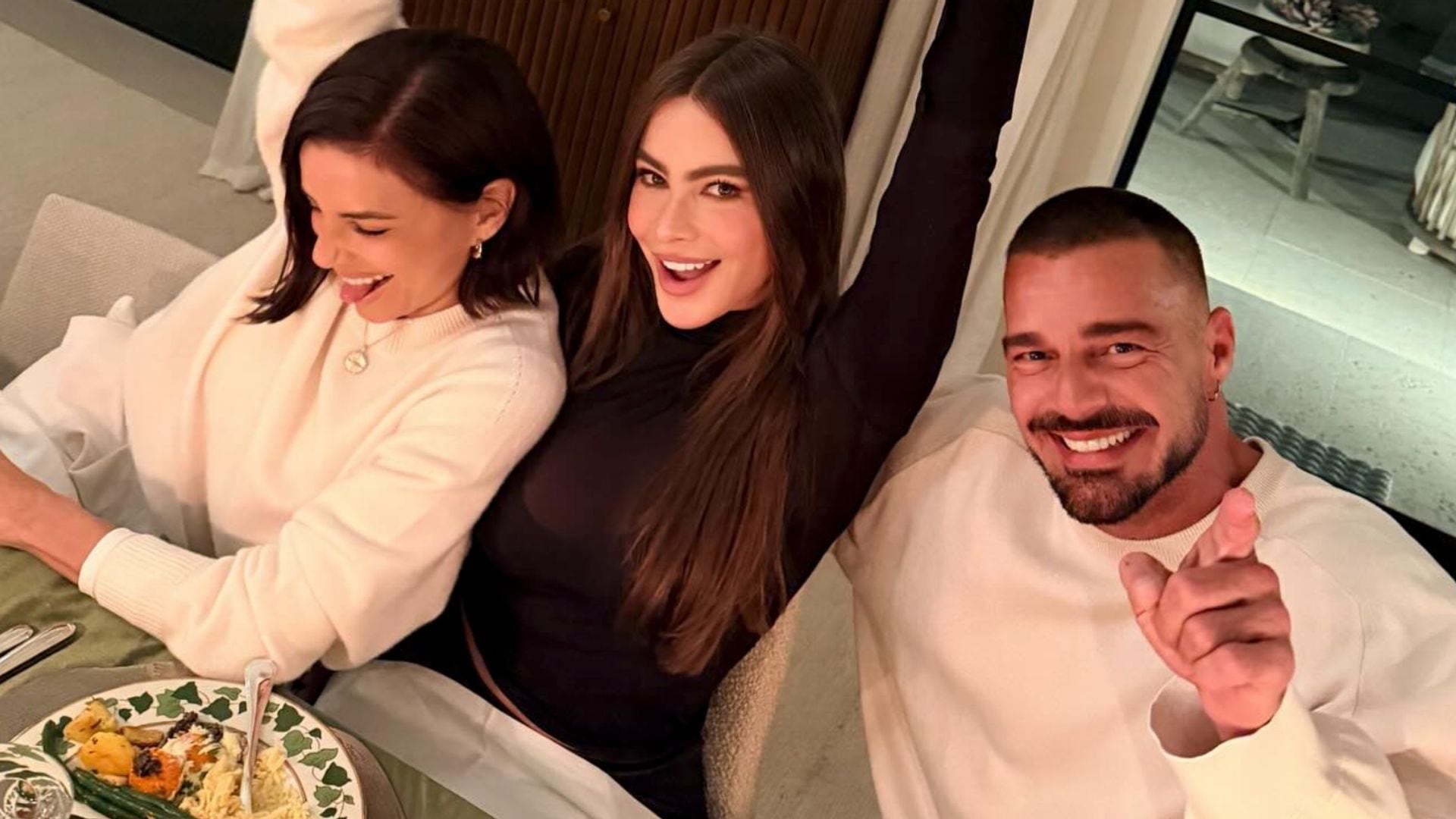 Eva Longoria, Sofia Vergara, and Ricky Martin turn heads at star-studded holiday dinner: See their looks!