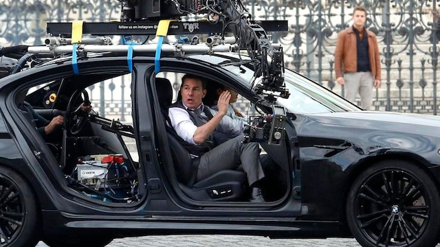 Rome Tom Cruise on the set of Mission Impossible 7