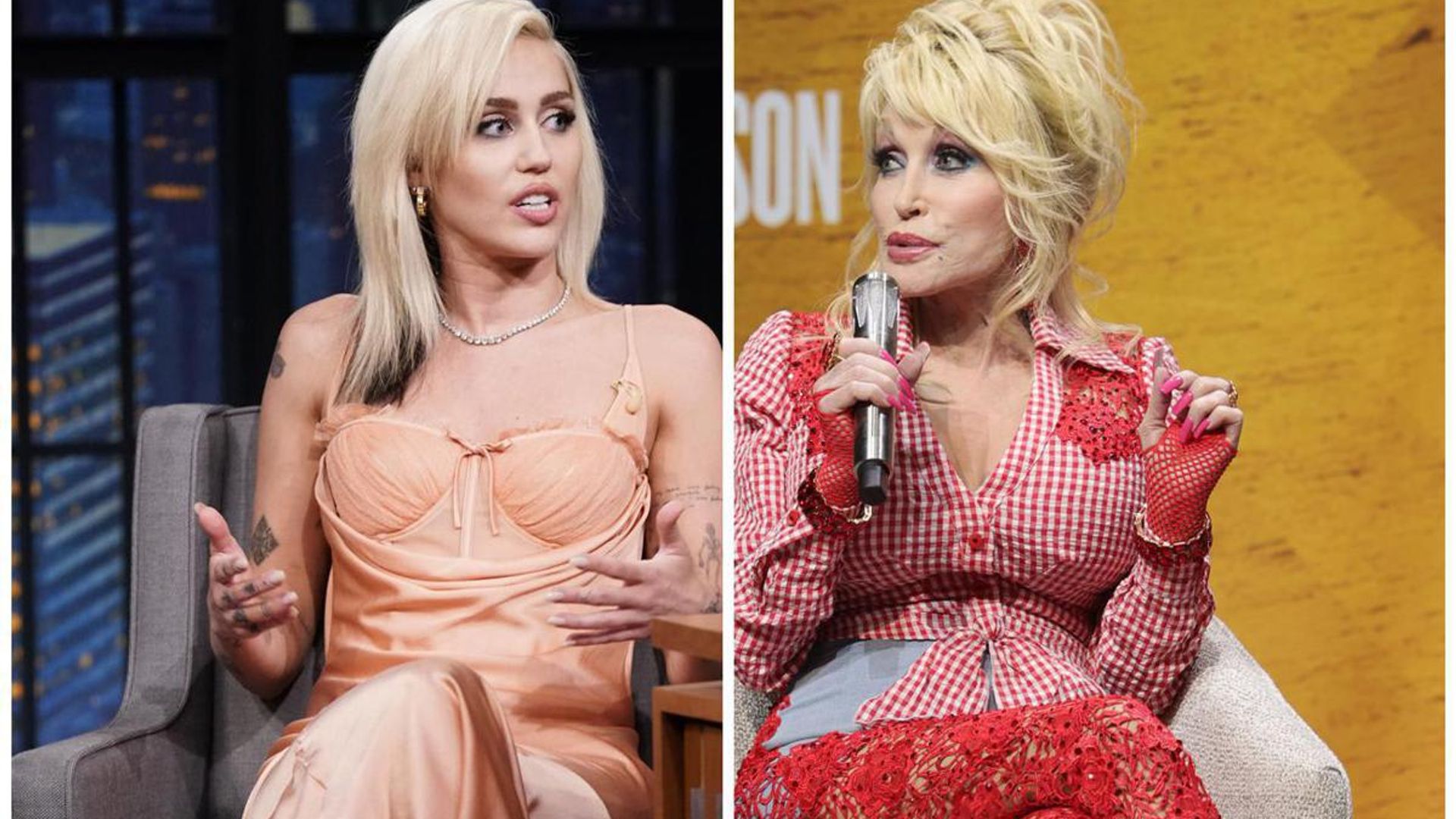Why Miley Cyrus communicates with Dolly Parton via fax machine