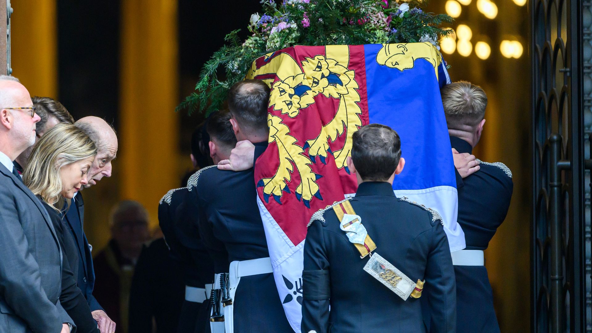 Duke of Kent seen for first time since wife's death