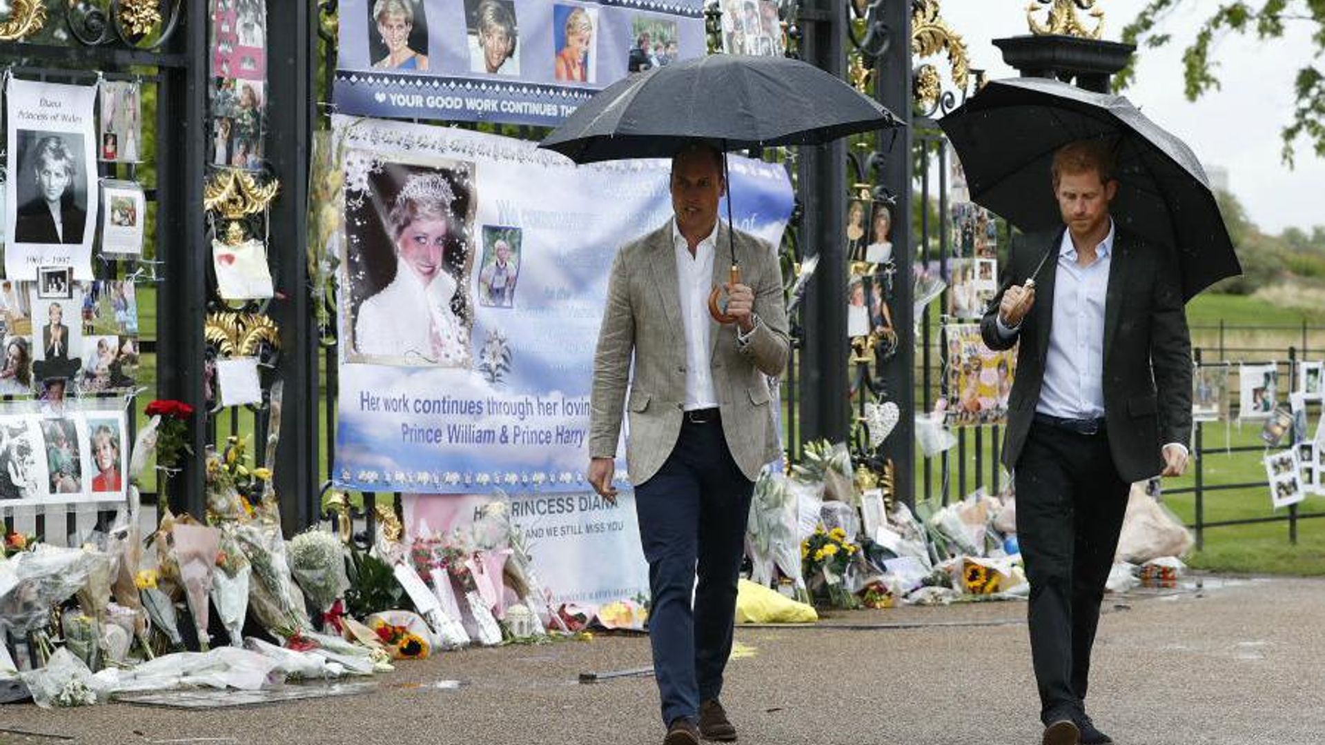 Prince William and Prince Harry honor mom Princess Diana on the anniversary of her death