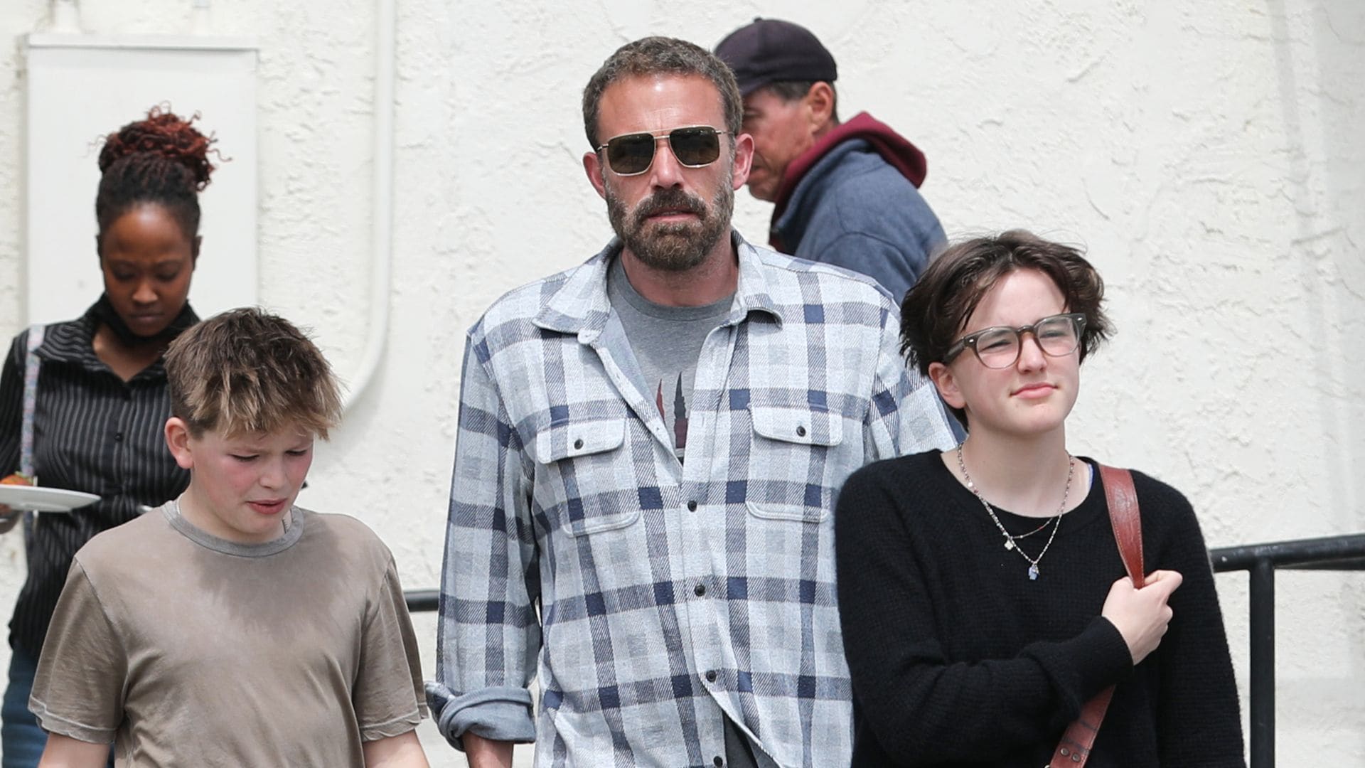Ben Affleck bonds with Fin and Sam in bookstore outing in Santa Barbara