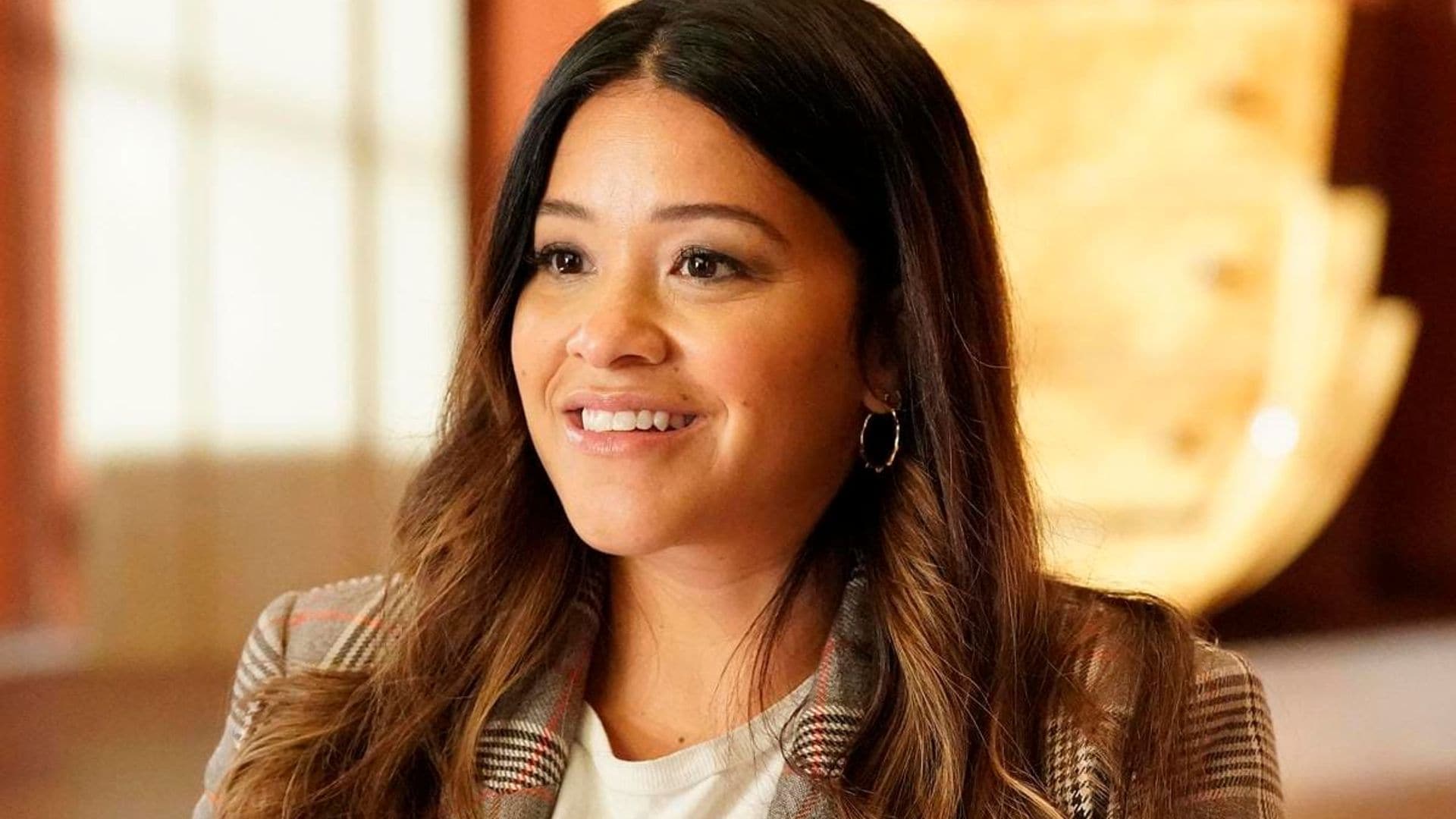 Gina Rodriguez reveals name of her baby boy and gives first glimpse