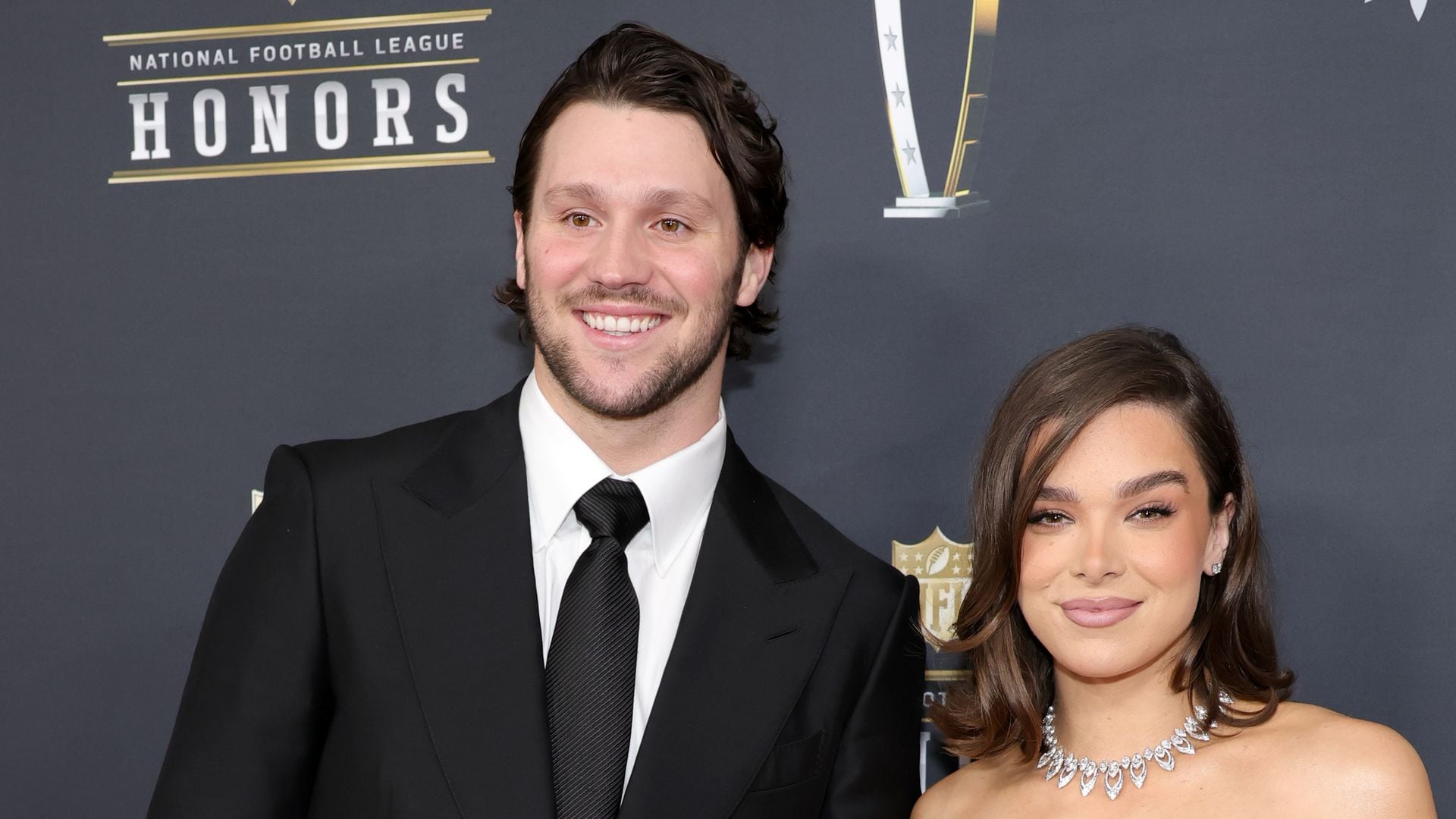 Josh Allen and Hailee Steinfeld attend the 14th Annual NFL Honors