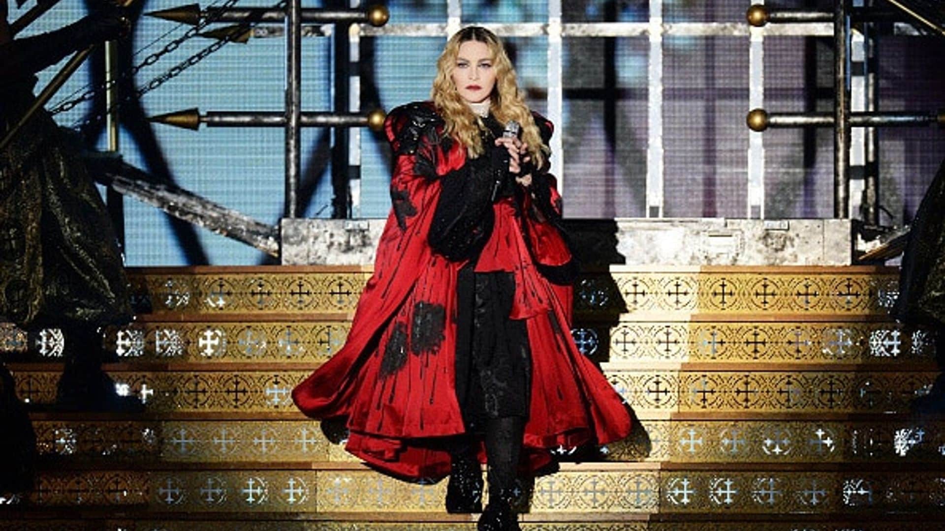 Madonna pays tribute to David Bowie during her 'Rebel Heart' tour in Houston