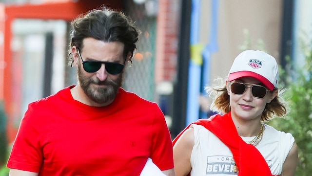NEW YORK, NEW YORK - NOVEMBER 11: Bradley Cooper and Gigi Hadid are seen in NoHo on November 11, 2024 in New York City. (Photo by Aeon/GC Images) 
