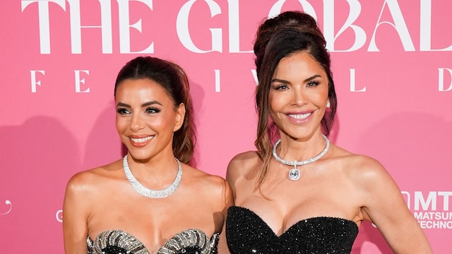 Eva Longoria and Lauren Sanchez attend the Global Gift Gala at the 78th annual Cannes Film Festival 