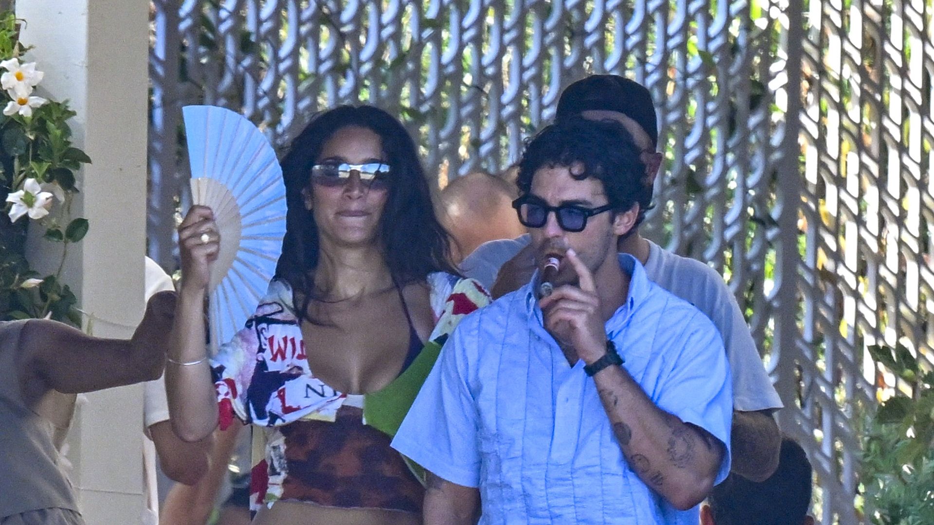 Photos captured Gabriela dancing with her arms raised while Jonas applauded beside her, suggesting the afternoon had evolved into a lively social celebration.