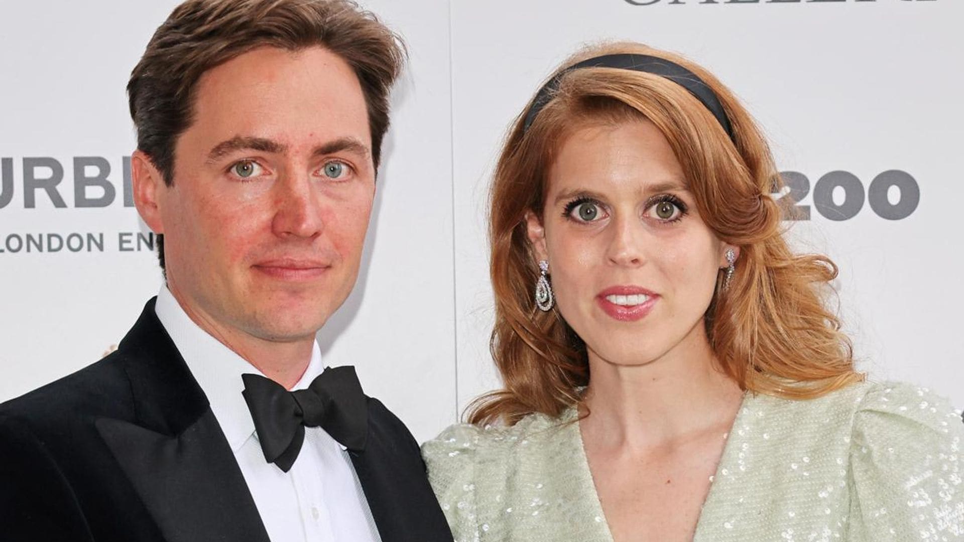 Princess Beatrice sparkles in sequin gown at summer party