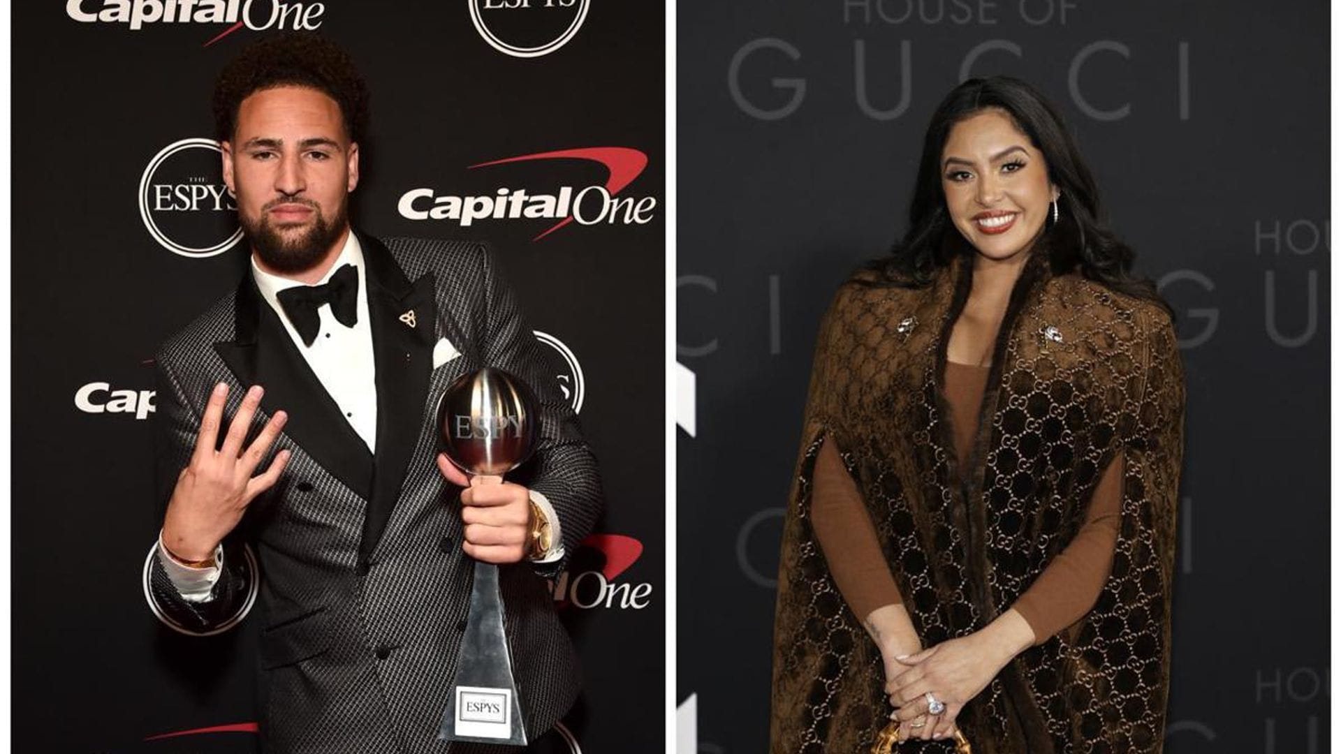 Vanessa Bryant shares an emotional message as Klay Thompson tributes her family