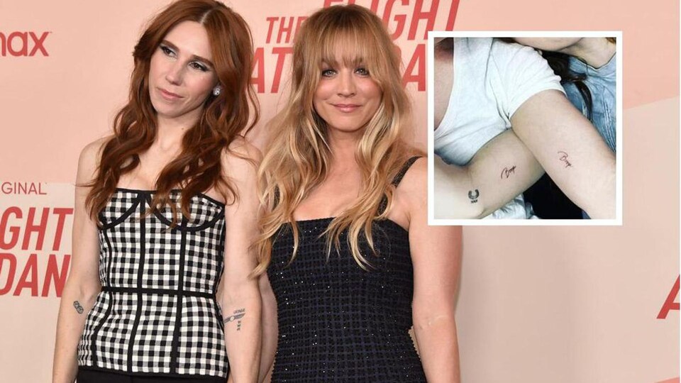 Kaley Cuoco and Zosia Mamet get the sweetest matching tattoos