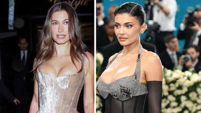 Hailey Bieber and Kylie Jenner wear stylish bikinis in Miami