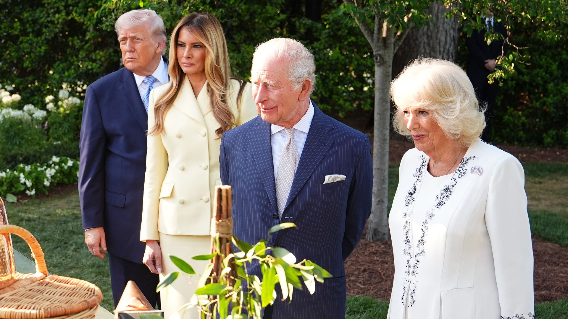King Charles and Queen Camilla’s White House meeting: Private tea and beehive visit with Donald and Melania Trump