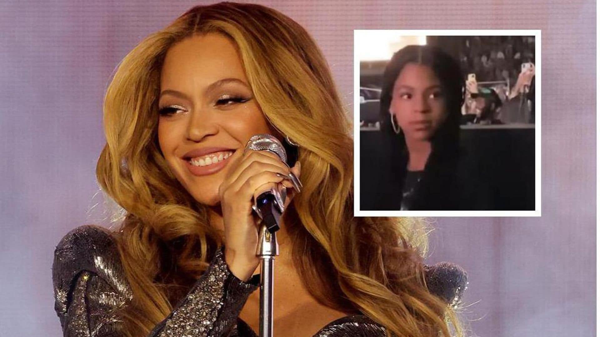 Blue Ivy shows how much she looks like Beyoncé at the Renaissance tour