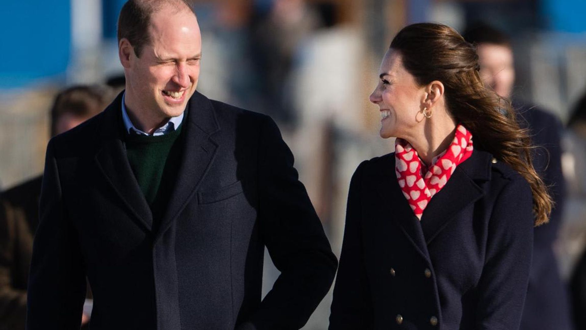 Kate Middleton is Valentine’s Day-ready during trip with Prince William