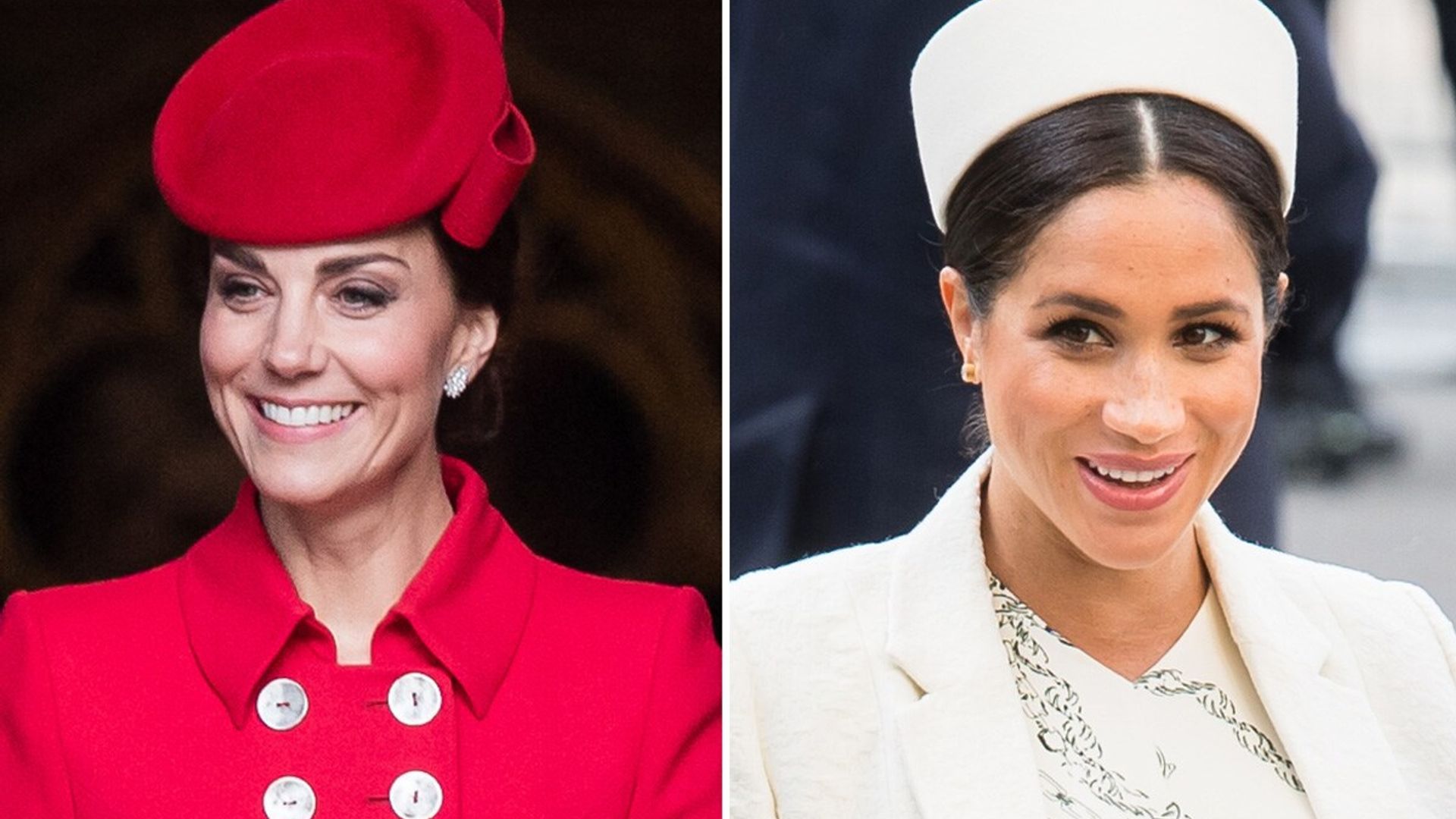 Kate Middleton and Meghan Markle's share a sweet moment during Commonwealth service