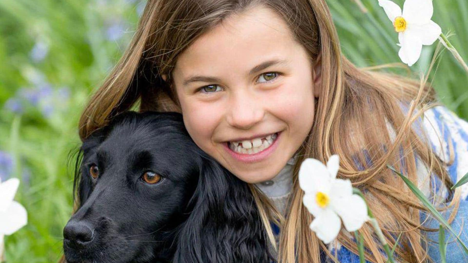 Princess Charlotte joined by royal family’s dog in second birthday photo