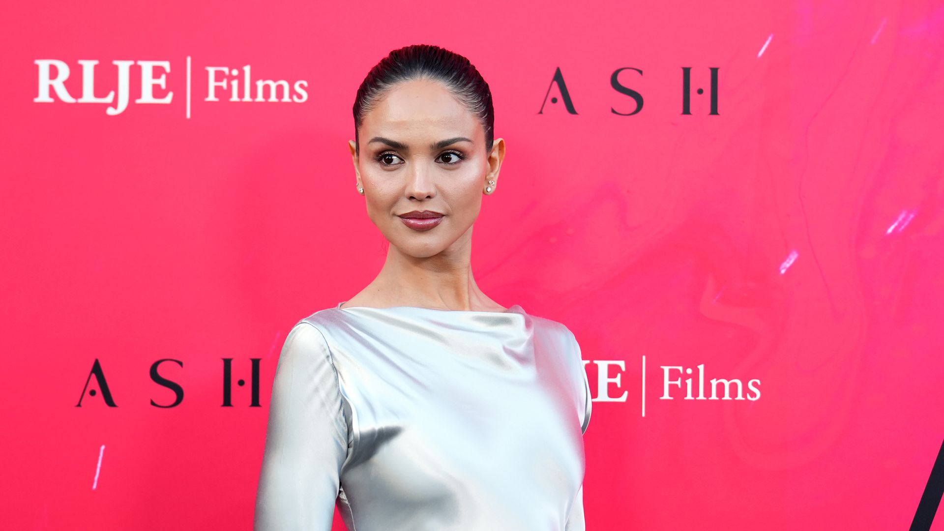 Eiza González stuns in metallic look by designer Ferretti at the ...