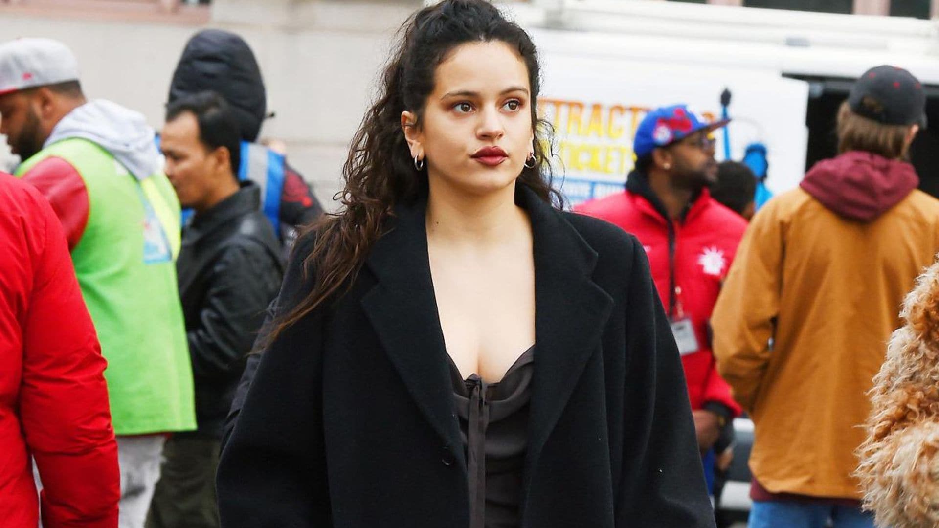 Rosalia spotted making the most of New York