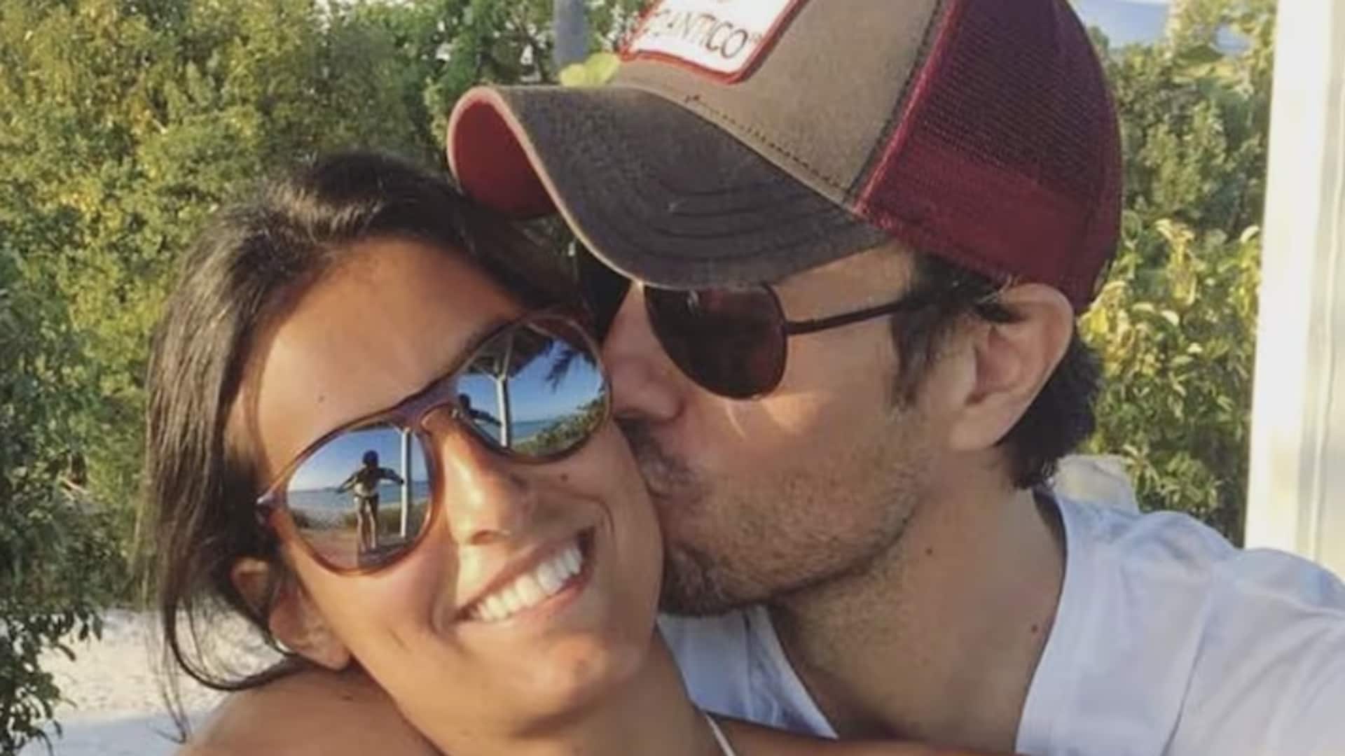 Enrique Iglesias and Ana Boyer