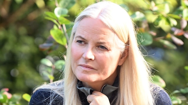 OSLO, NORWAY - SEPTEMBER 25: Crown Princess Mette- Marit visits U.Reist at Fabro Farm on September 25, 2024 in Oslo, Norway. (Photo by Rune Hellestad - Corbis/Corbis via Getty Images)