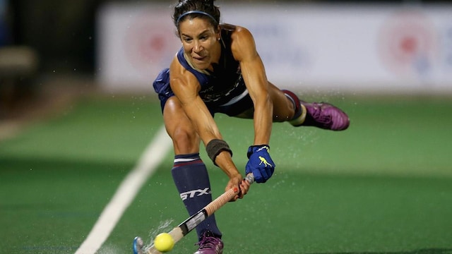 Melissa Gonzalez at the FIH Hockey World League - Women's Semi Finals: Day 2