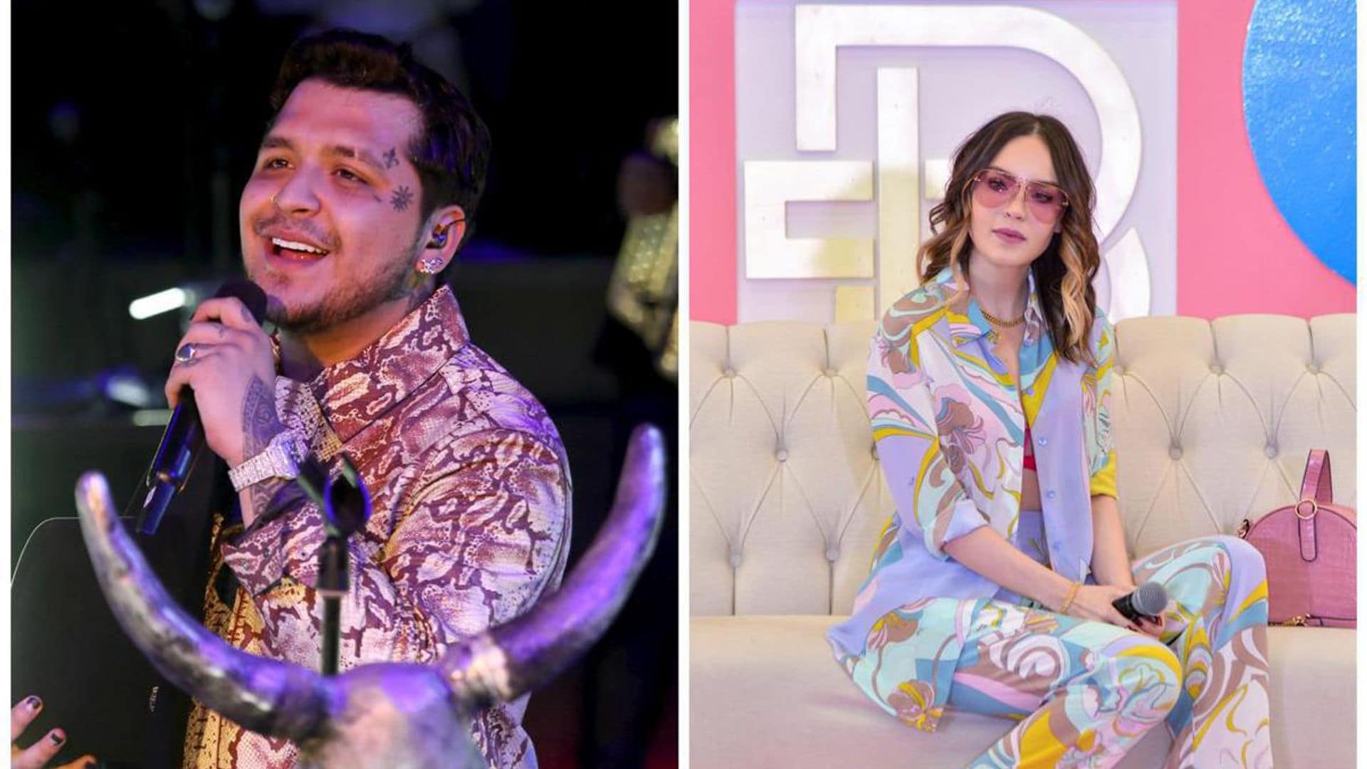 Christian Nodal explains why he shared private texts with Belinda on social media